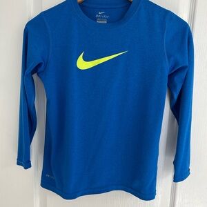 Nike Kids Blue Long Sleeve Shirt